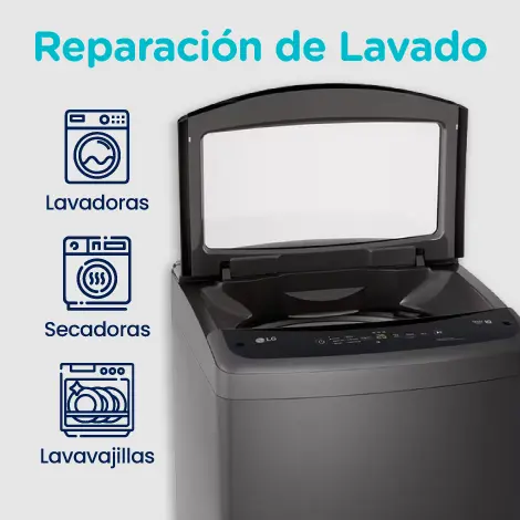 Reparación de electrodomésticos LG de lavado: lavadoras y secadoras