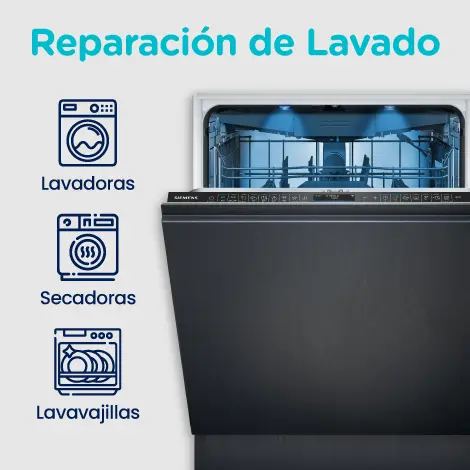 Reparación de electrodomésticos Siemens de lavado: lavadoras y lavavajillas