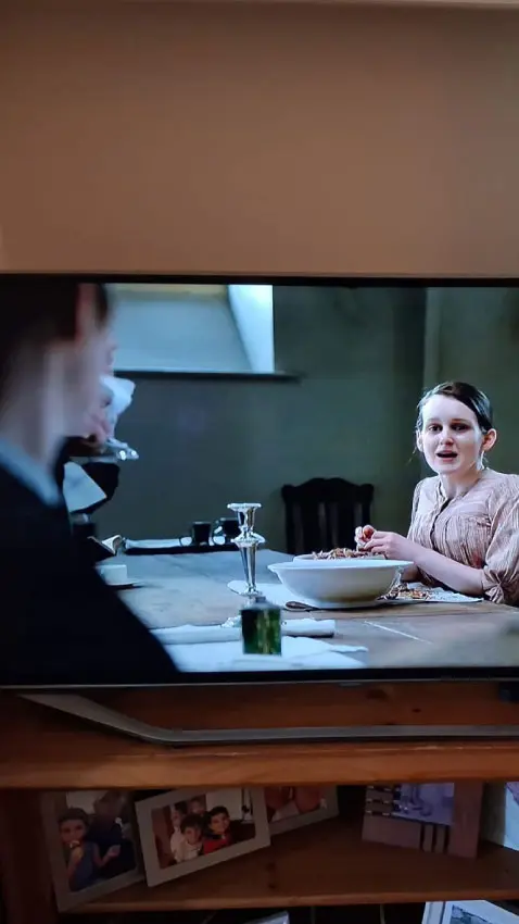 Televisor reparado con imagen uniforme y sin punto blanco